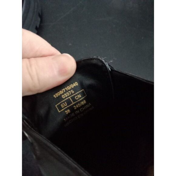 Zara shoes shiny black patent leather heavy thick sole women's size 7.5 (38) - Picture 9 of 9